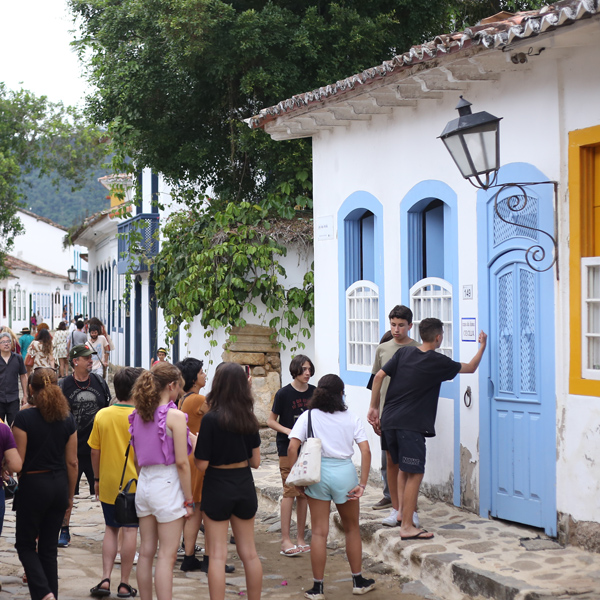 Foto do centr histórico - Paraty/RJ