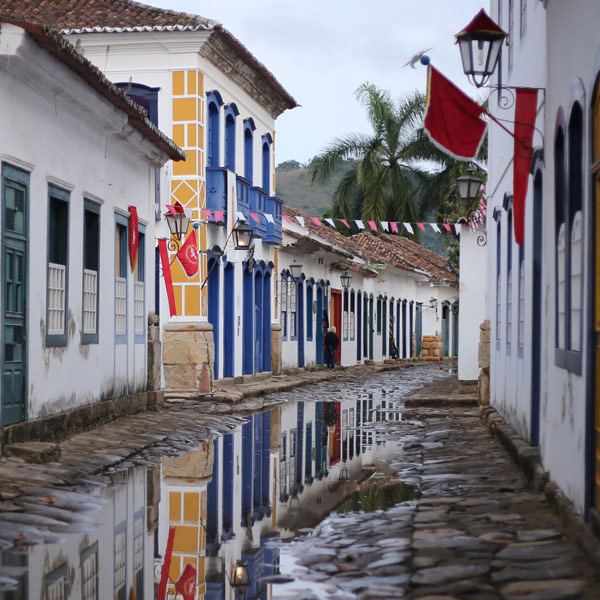 Foto do centr histórico - Paraty/RJ