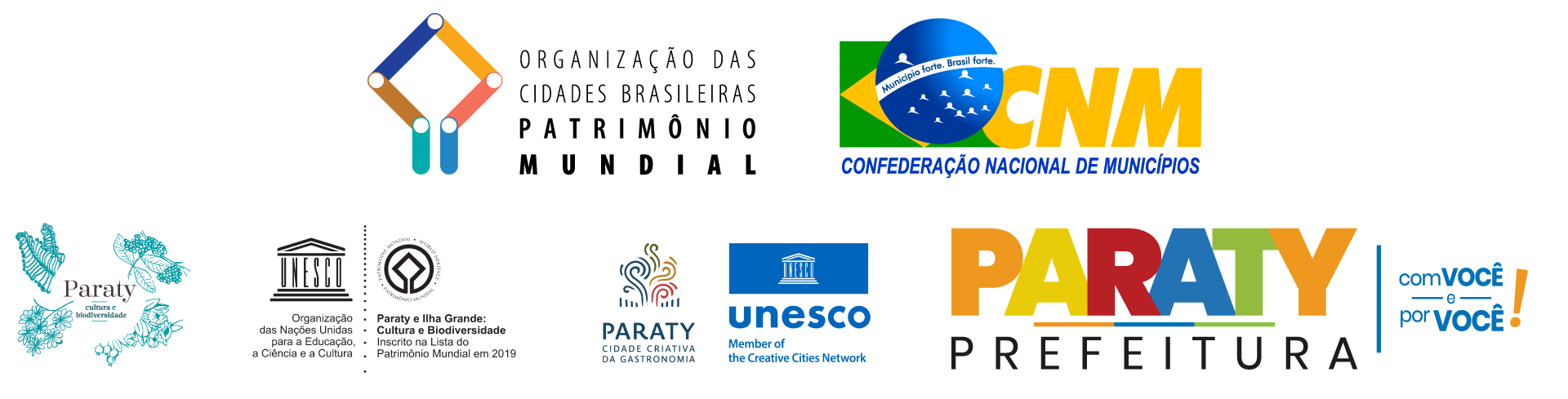 Logomarca dos patrocinadores